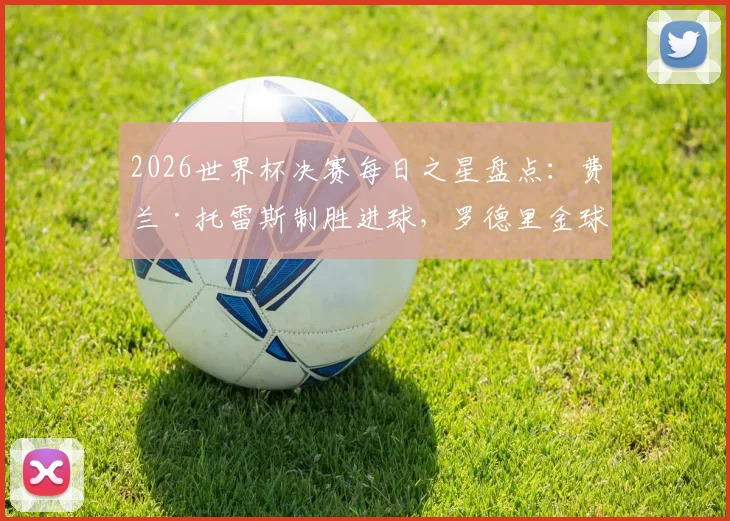 2026世界杯决赛每日之星盘点：费兰·托雷斯制胜进球，罗德里金球奖实至名归，大马丁单场11扑救封神